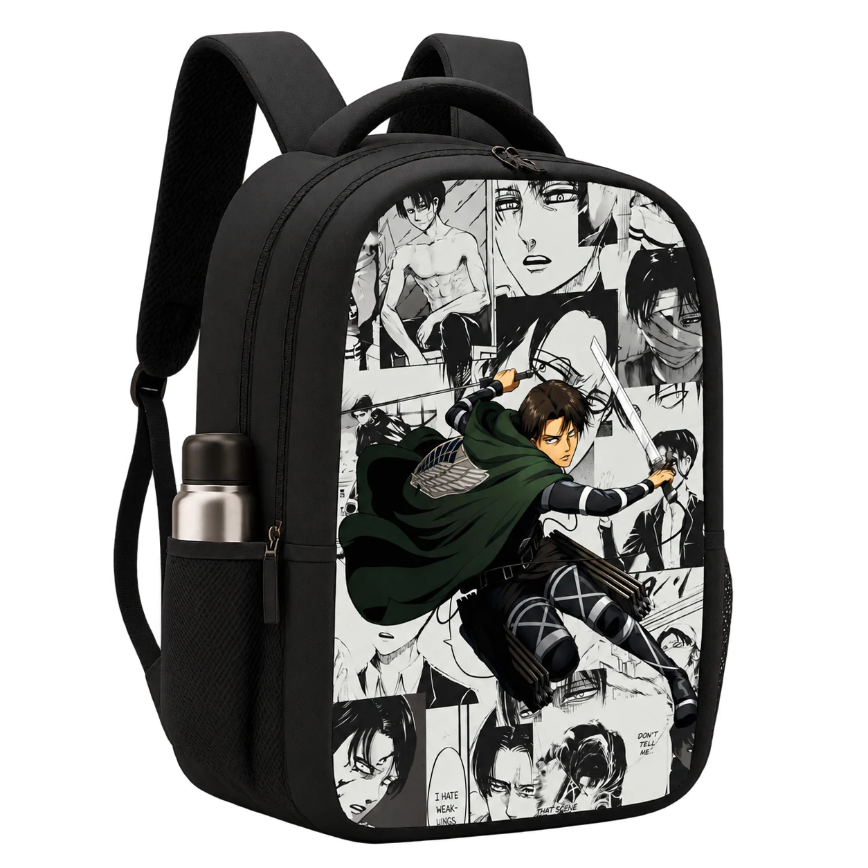 Bagbros 35L Levi Ackerman Printed Backpack (Attack on Titan)