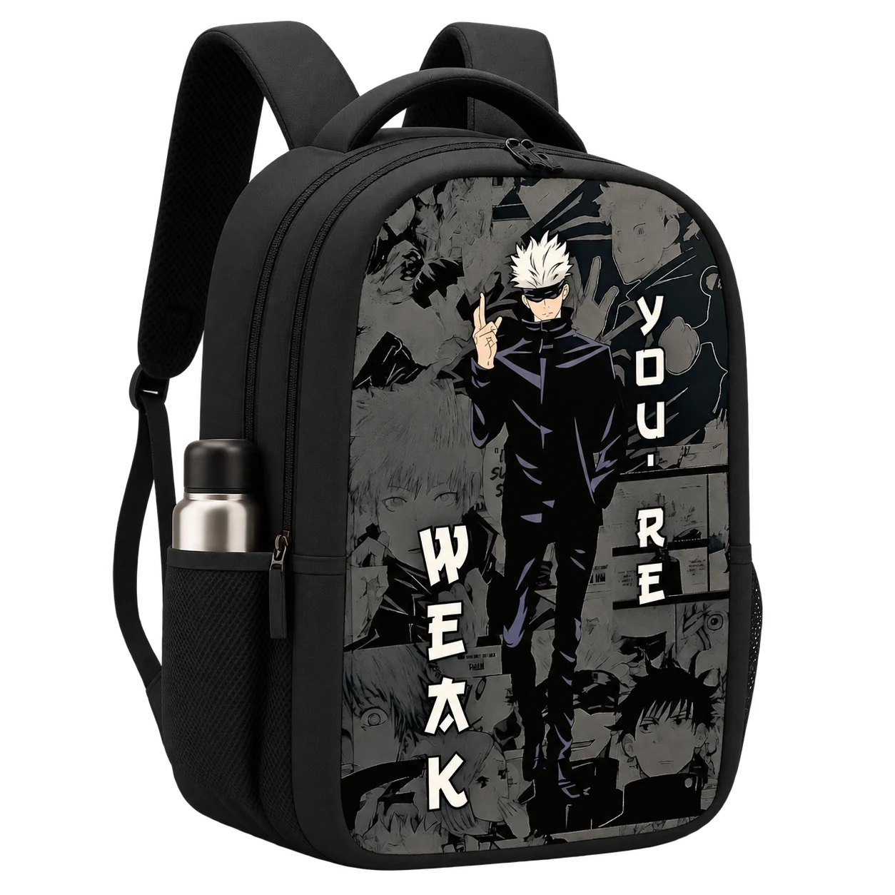 Bagbros 35L Gojo Satoru | You are Weak Printed Backpack (Jujutsu Kaisen)